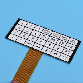 Flexible Embossed Pcb Membrane Switch Fpc With 2.54mm Female Connector
