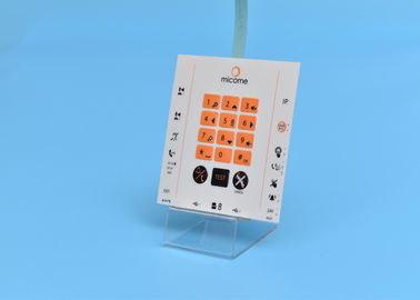 Multiple Indicative Keys Custom Membrane Switches , Pet  Membrane Touch Switch