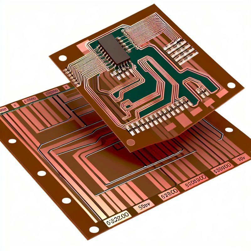 Flexible Printed Circuit Board 0.5oz-3oz Copper 2-Layer 150°C