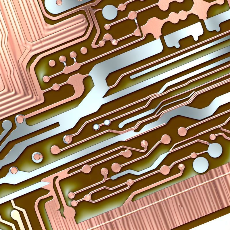 Flexible Printed Circuit Board 0.5oz-3oz Copper 2-Layer 150°C