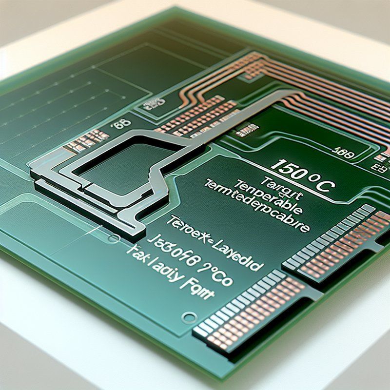 2-Layer Flexible Printed Circuit Board with 150°C Max Temperature