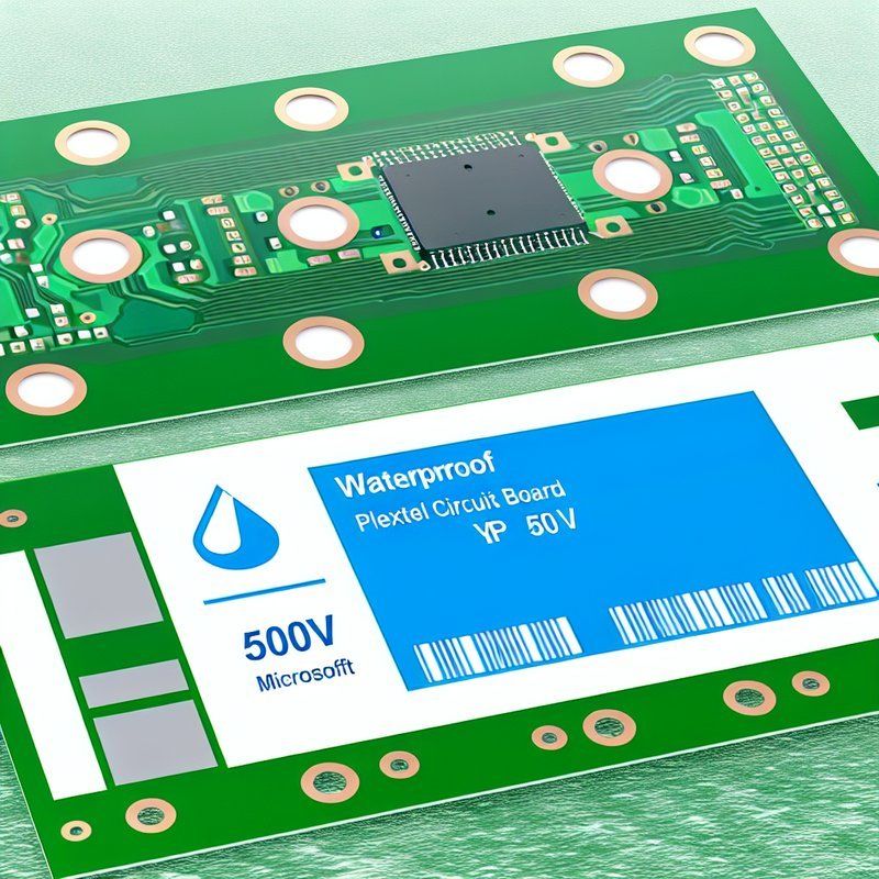 Waterproof Flexi-PCB 50V with Female Pin Connector