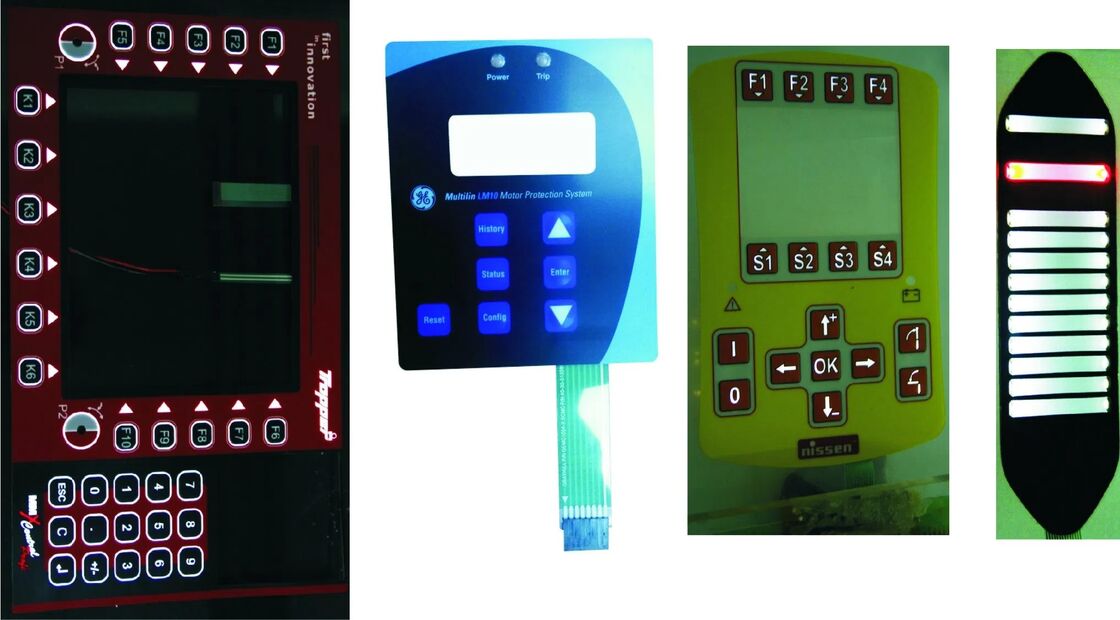 Flat Printed Electronic Circuit Board Dome LED Switch